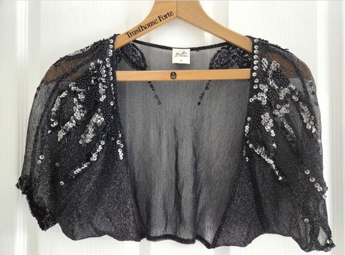 Y2k bolero shrug - xs, black