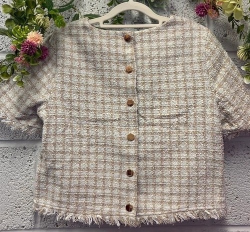 Oasis checked raw edge short - checked,